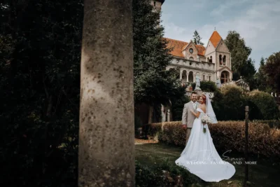 Kreatív esküvői fotózás Székesfehérvár Bory-vár.